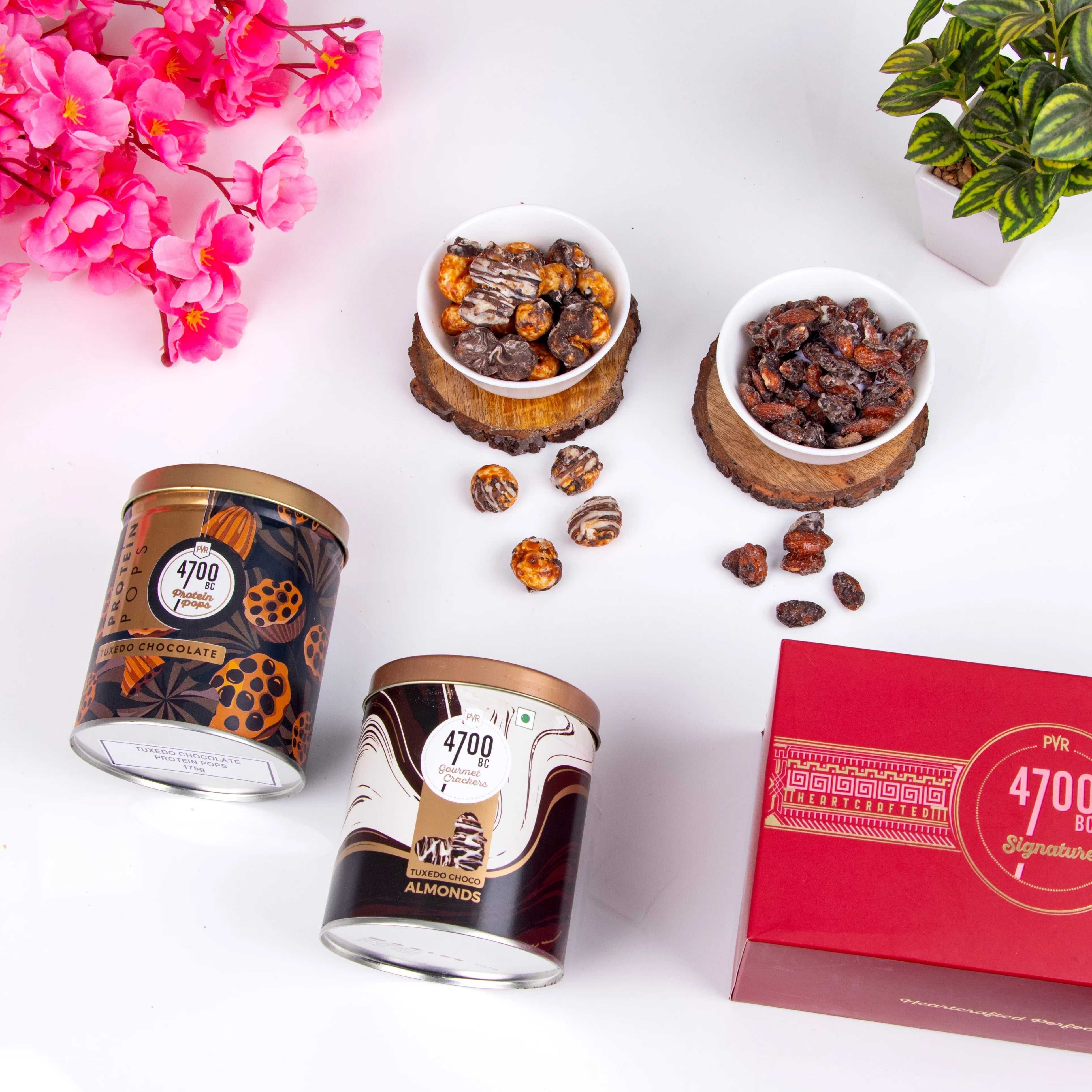 4700 BC Tuxedo Chocolate Duo Gourmet Popcorn