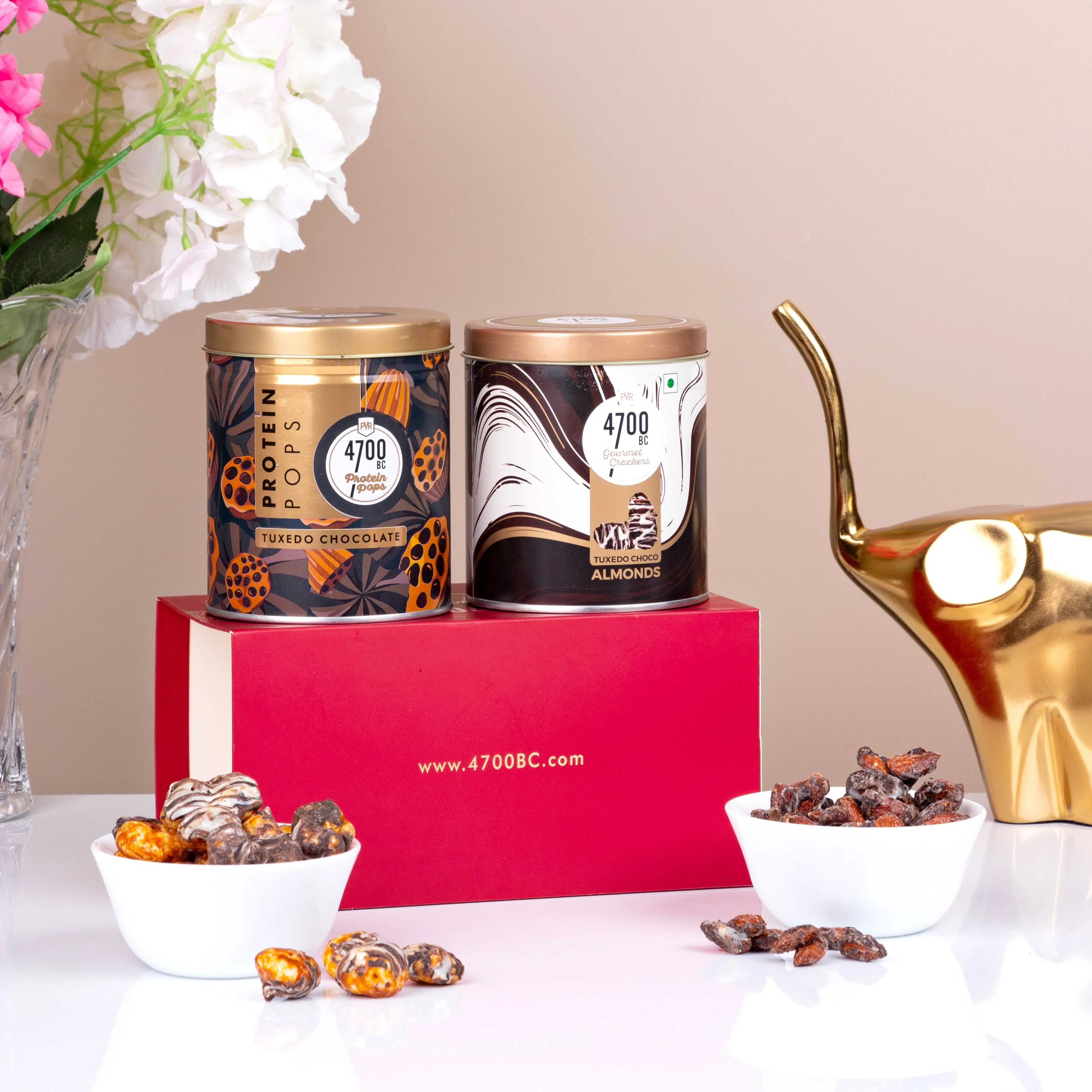 4700 BC Tuxedo Chocolate Duo Gourmet Popcorn