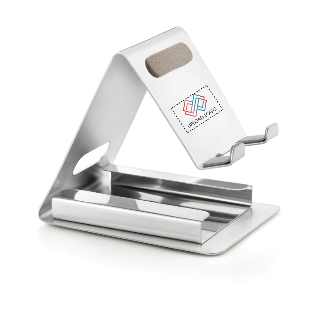 Mobile Stand With Card Holder Organized Desk Accessory