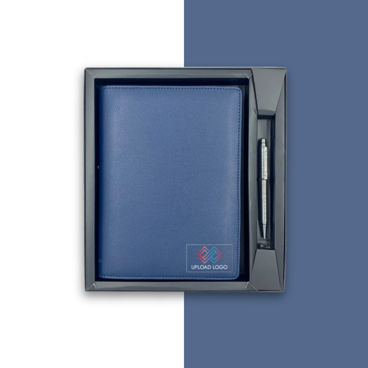 Navy Liam Planner Diary with Metal Pen