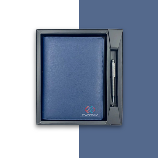 Navy Liam Planner Diary with Metal Pen