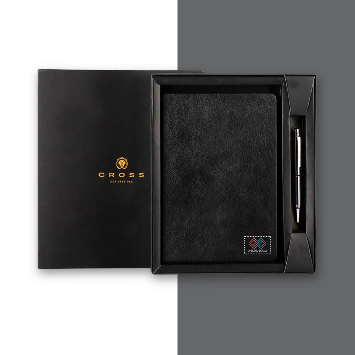 Liam Planner With Agenda Pen-Black