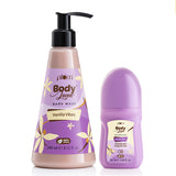 Warm Vanilla Body Wash and Roll-On Duo