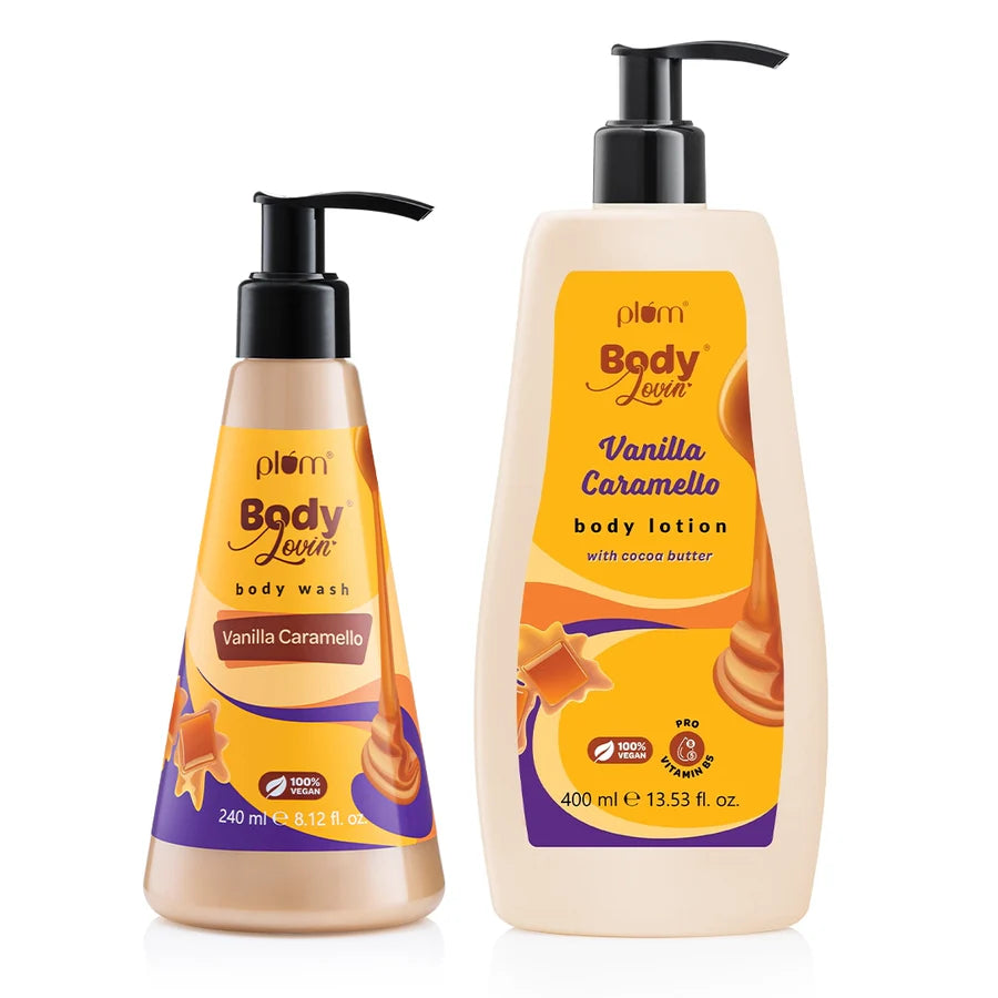 Vanilla Caramello Body Wash and Lotion Duo