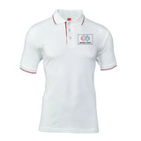 Men's Tipped Elegance Polo T-shirt with Embroidered Logo