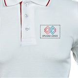 Men's Tipped Elegance Polo T-shirt with Embroidered Logo