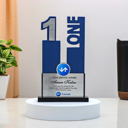 Wooden Long Service Award Trophy
