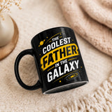 Personalized Coolest Father in the Galaxy Mug