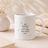 Custom Couple Line Art Mug