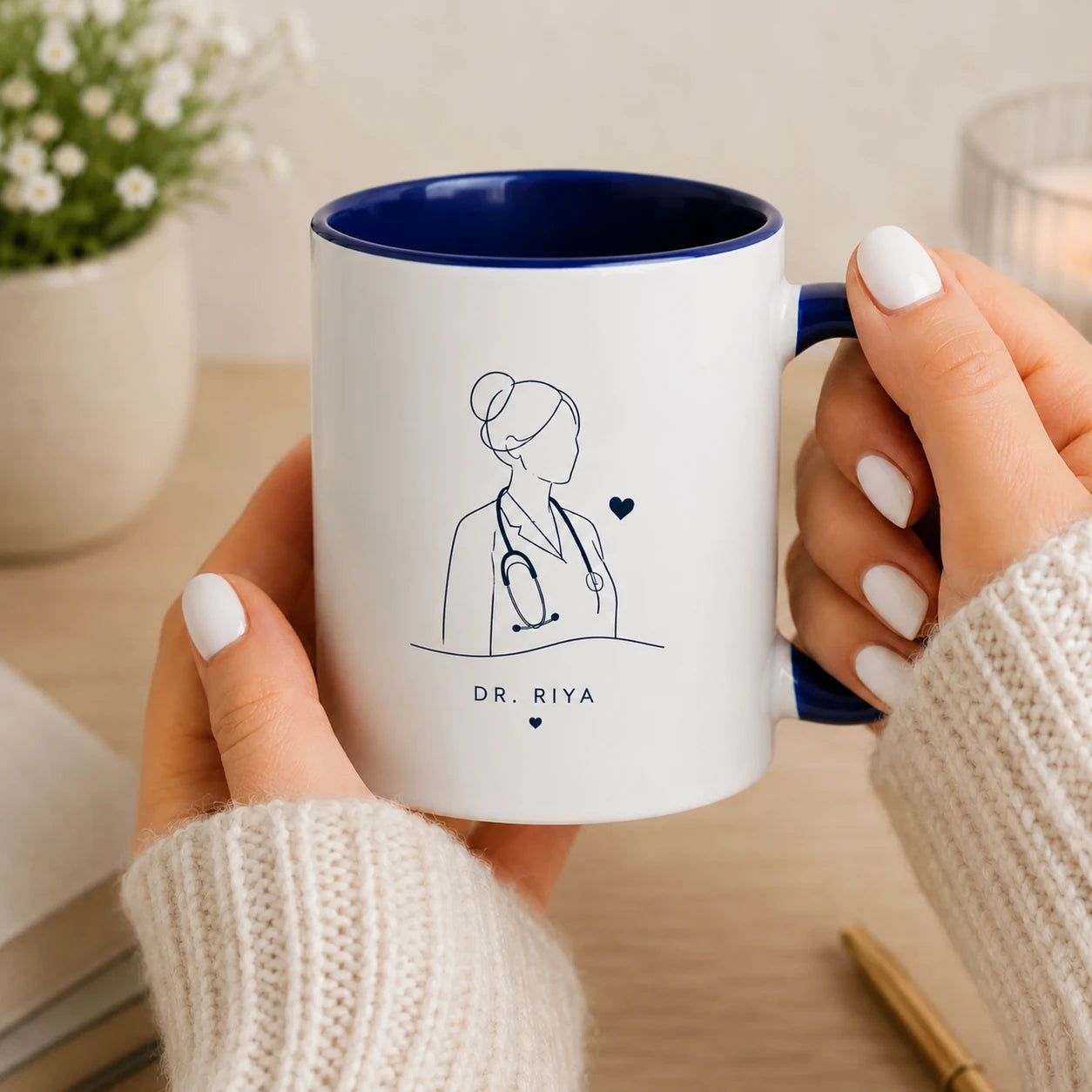 Custom doctor appreciation mug