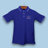 Men's Tipped Elegance Polo T-shirt with Embroidered Logo