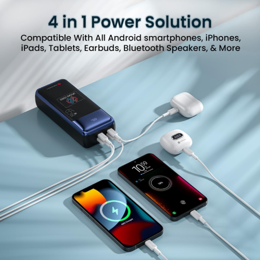 4 in 1 connected powerbank