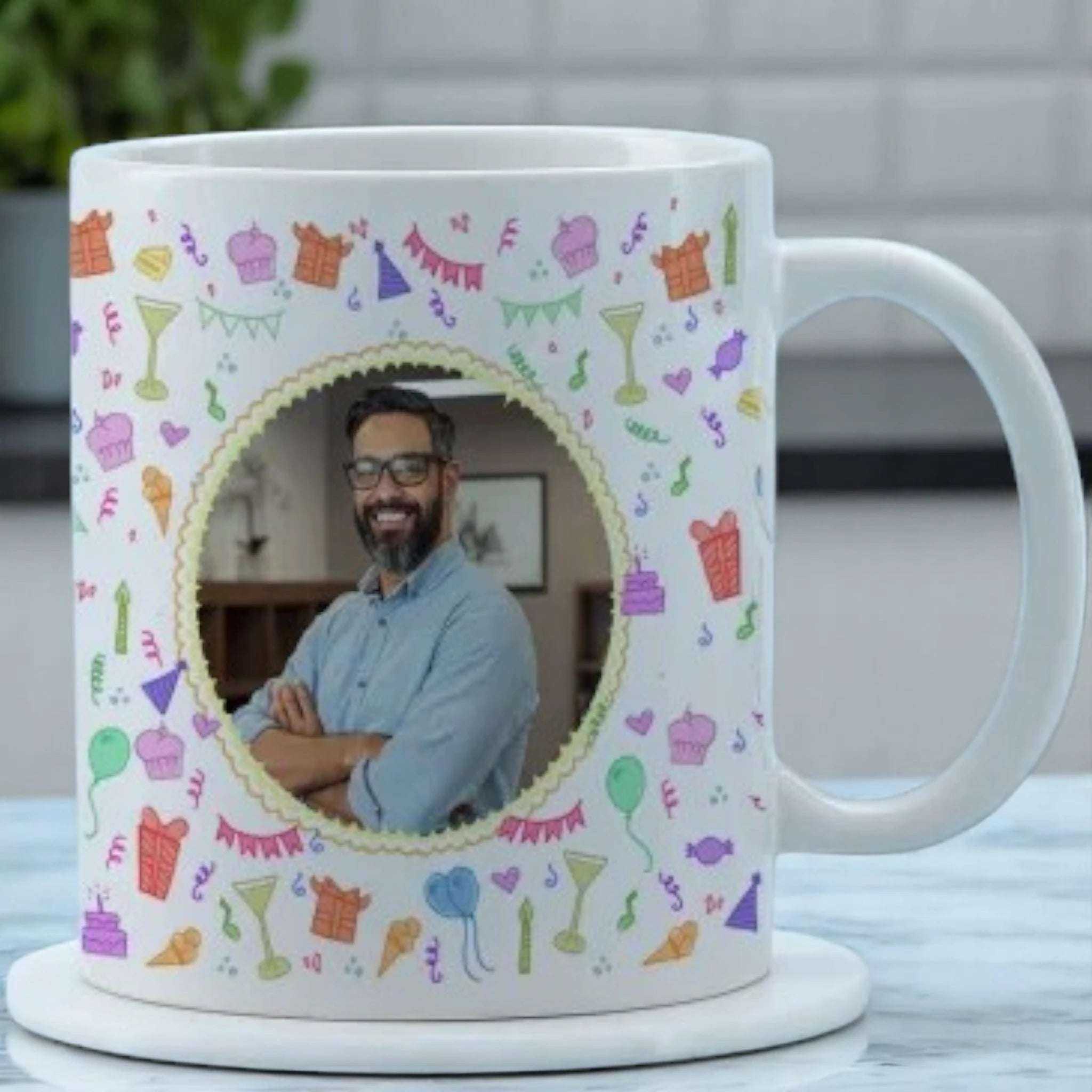 Mug & Munch – Personalized Mug N Nuts Hamper