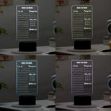 Personalized Daily Task Master LED Lamp