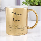 Forever Explorers – Personalized Gold Adventure Mug