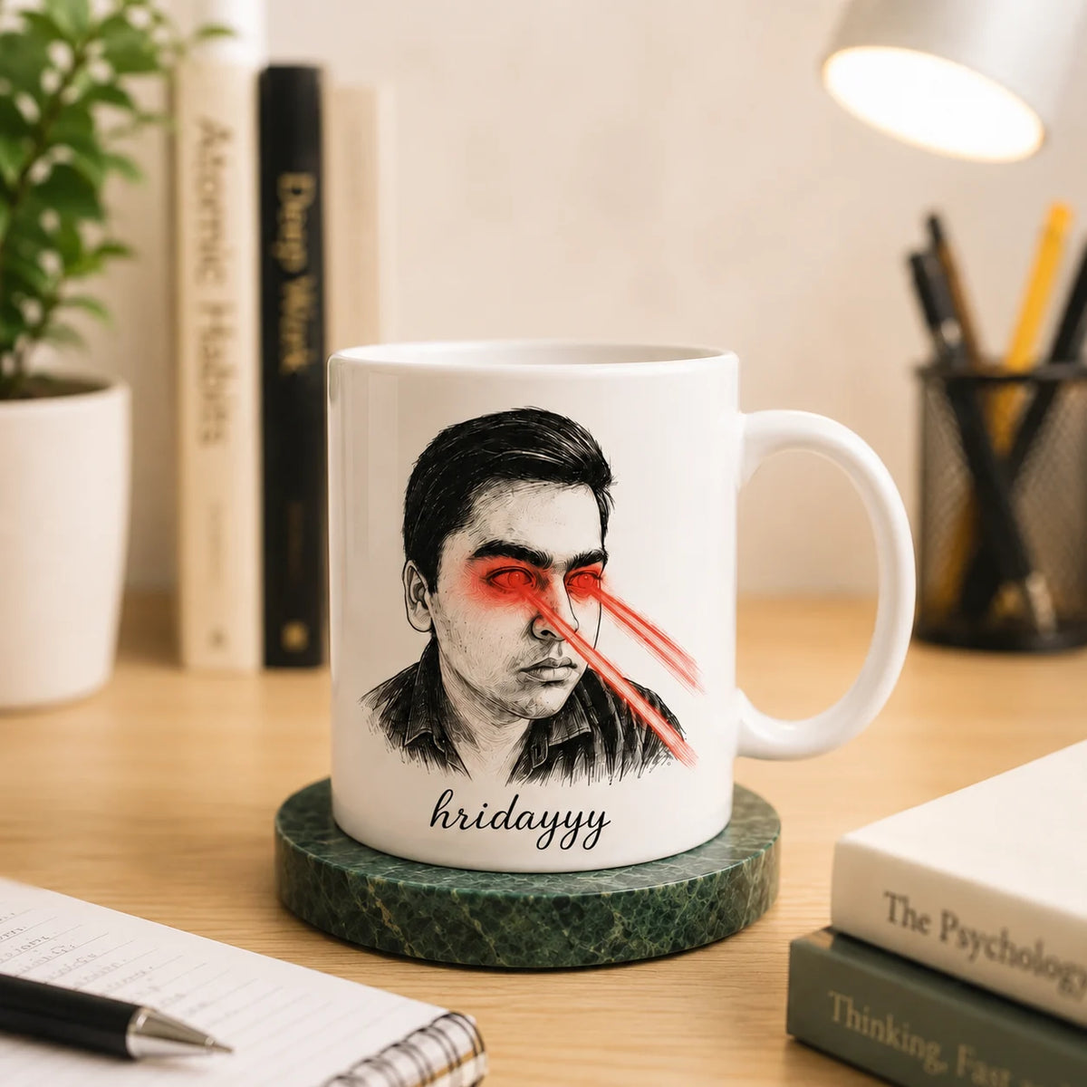 Personalized Photo to Sketch Mug