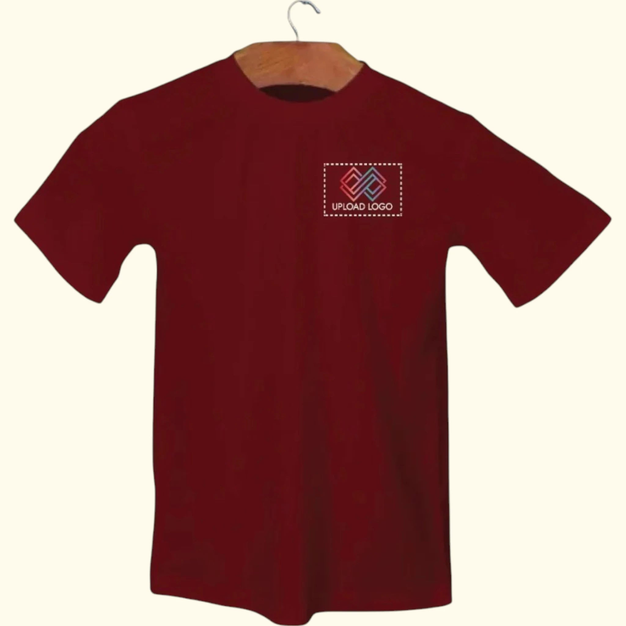 Premium Bio-wash Round Neck T-shirt with Logo